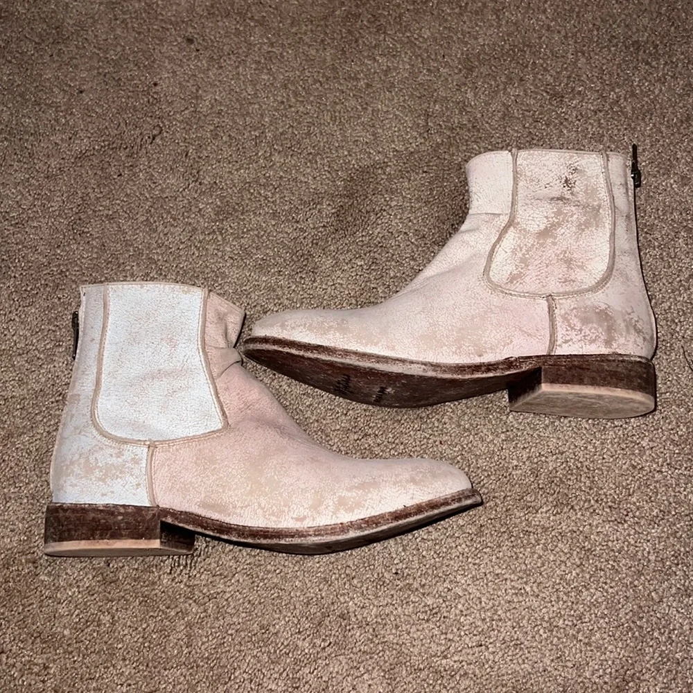 FREE PEOPLE X MATISSE - Gerald white boots